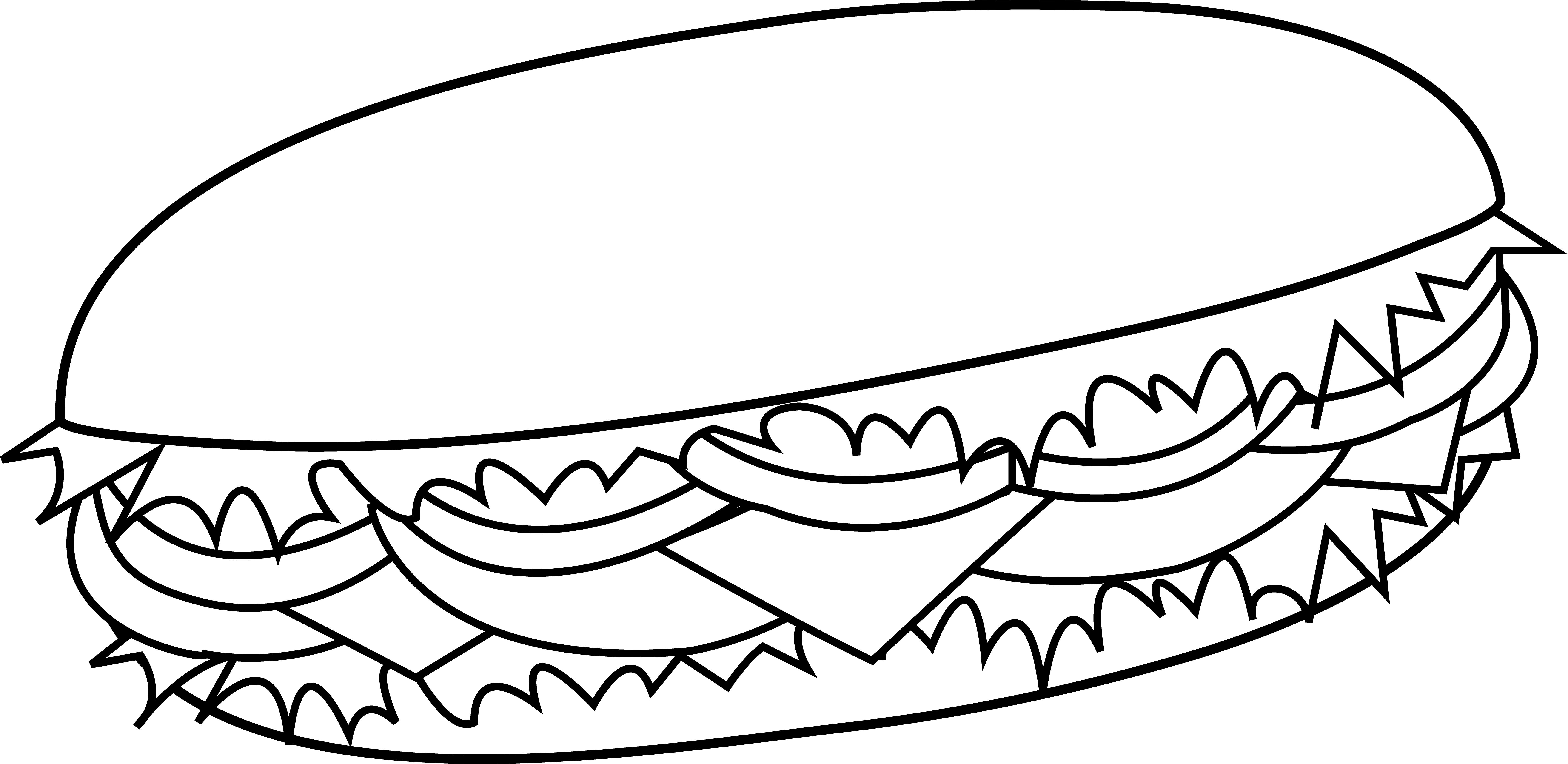 Cartoon Sub Sandwich Free Download Clip Art.