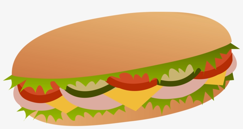 Sandwich With Onion And Lettuce Png Clipart.