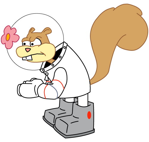 Sandy Cheeks Clipart.