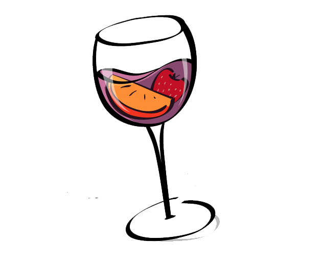 Cocktail clipart sangria glass, Cocktail sangria glass.
