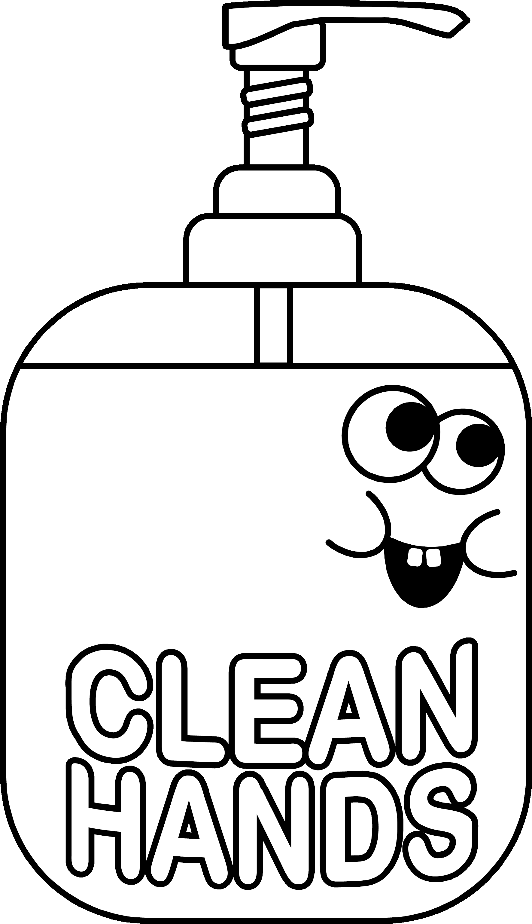 Hand sanitizer clip art.