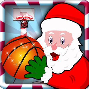 Santa Basketball Shot.