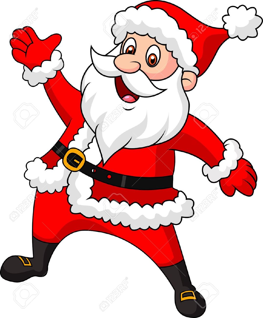 santa cartoon clipart - Clipground