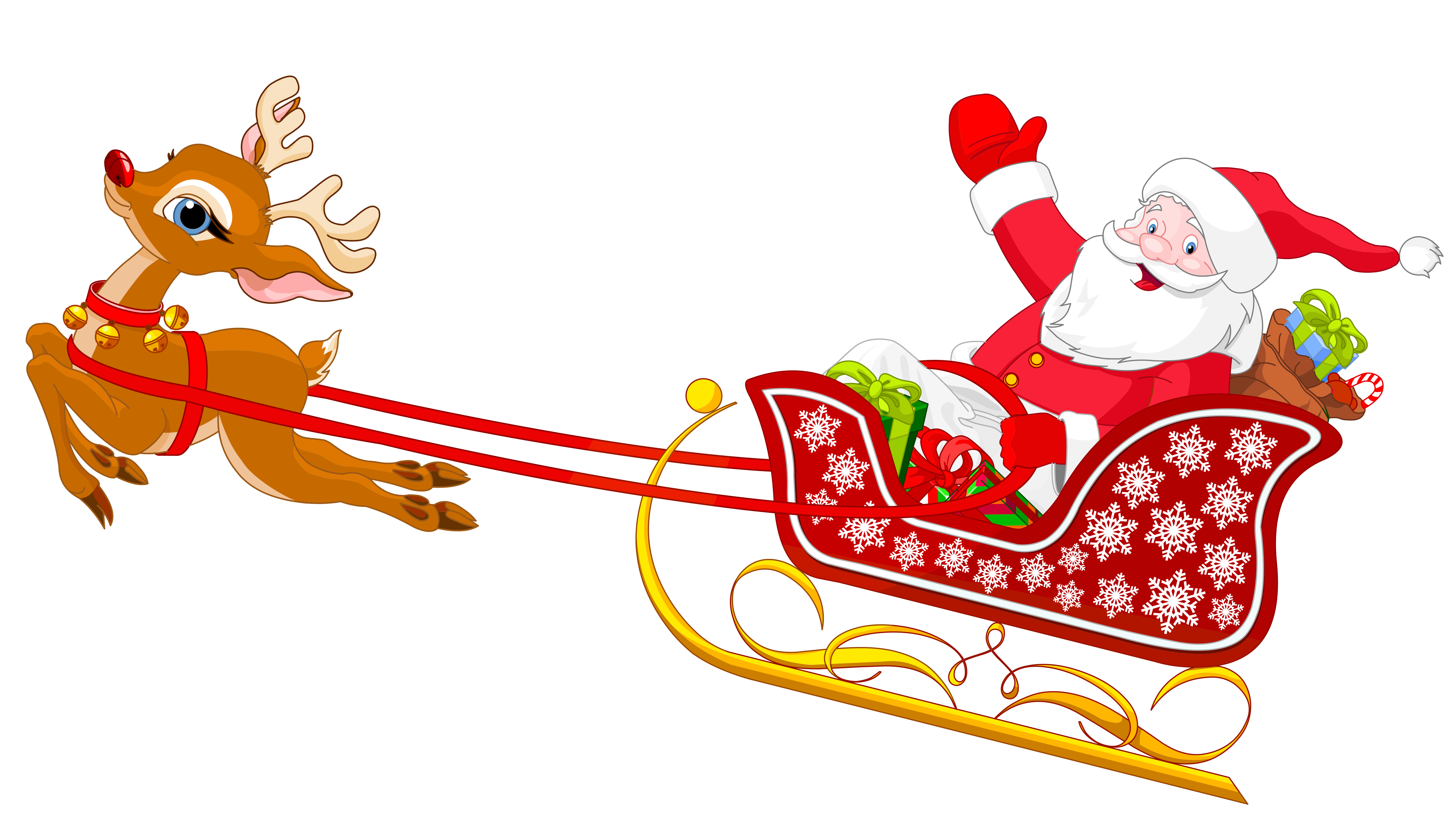 Santa And His Sleigh Pictures.