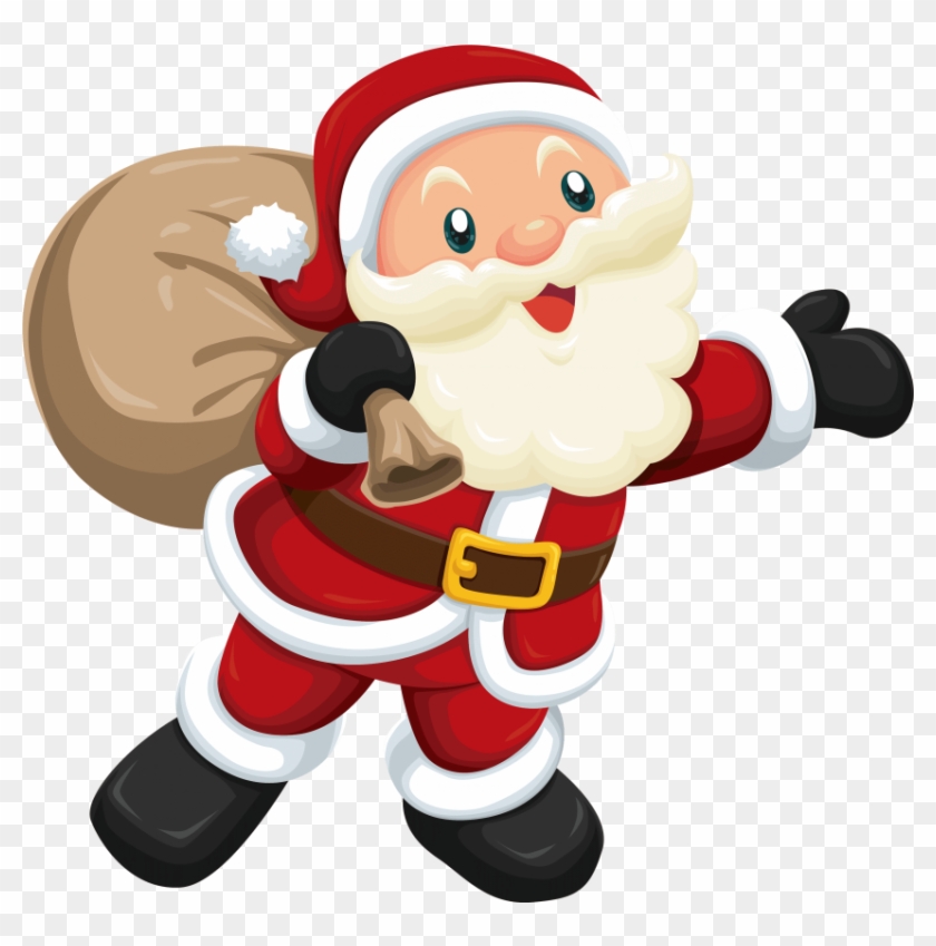 Download Cute Santa Claus Vector Png Images Background.