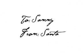 Santa Claus Signature Clipart Free.