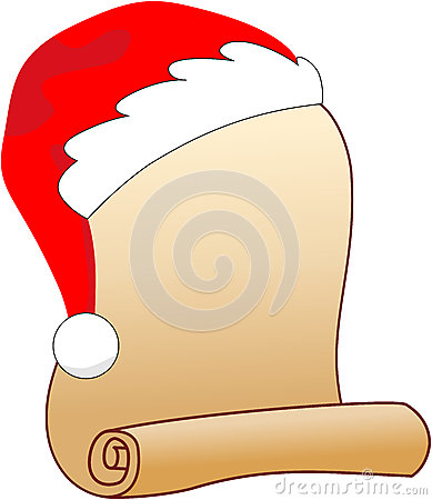 Santa Claus Wish List Royalty Free Stock Image.