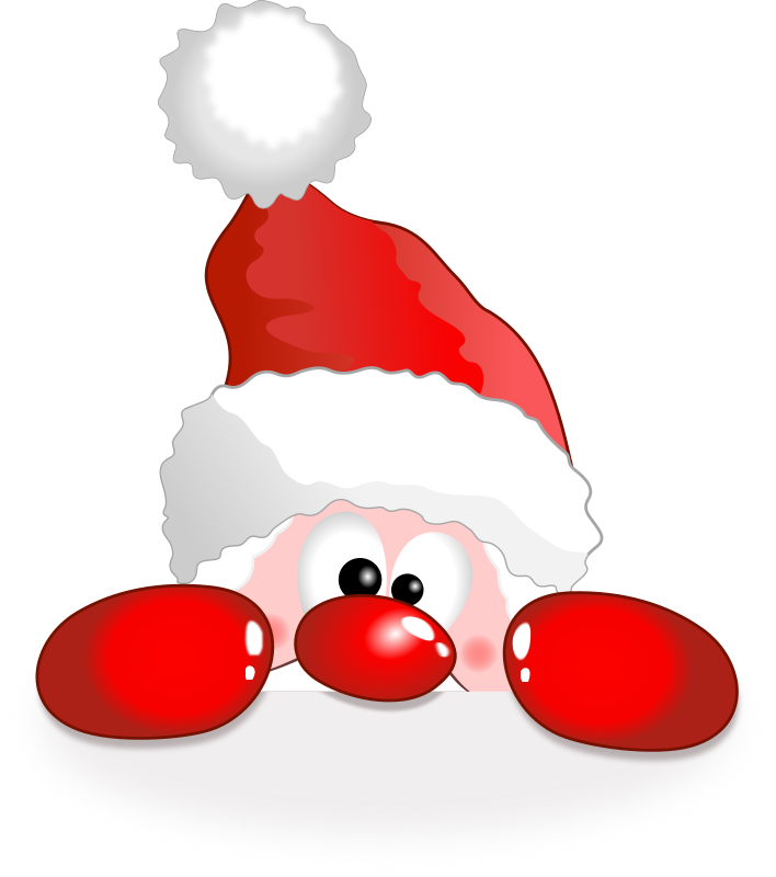 Free Clipart: Funny Santa.