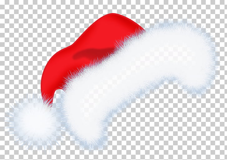 Red Character Fur Fiction Font, Large Santa Hat Transparent.