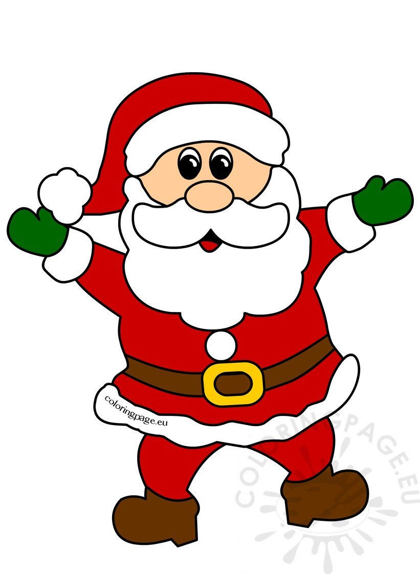 18294 Santa free clipart.