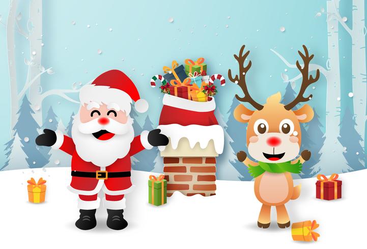 santa on rooftop clipart 10 free Cliparts | Download images on