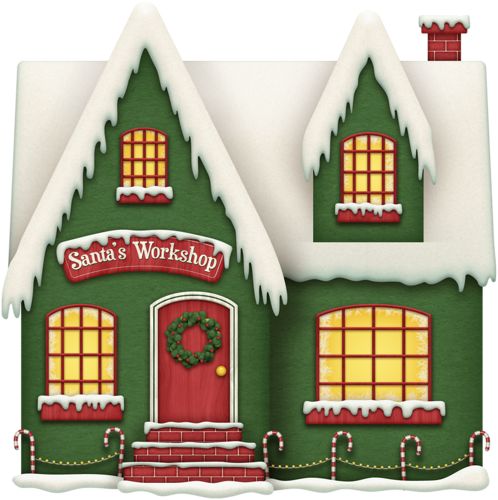 santas workshop gingerbread house clipart 20 free Cliparts | Download