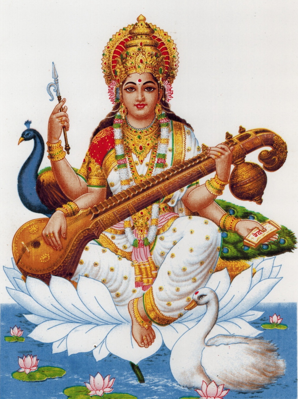 Saraswati Mata PNG Transparent Saraswati Mata.PNG Images.