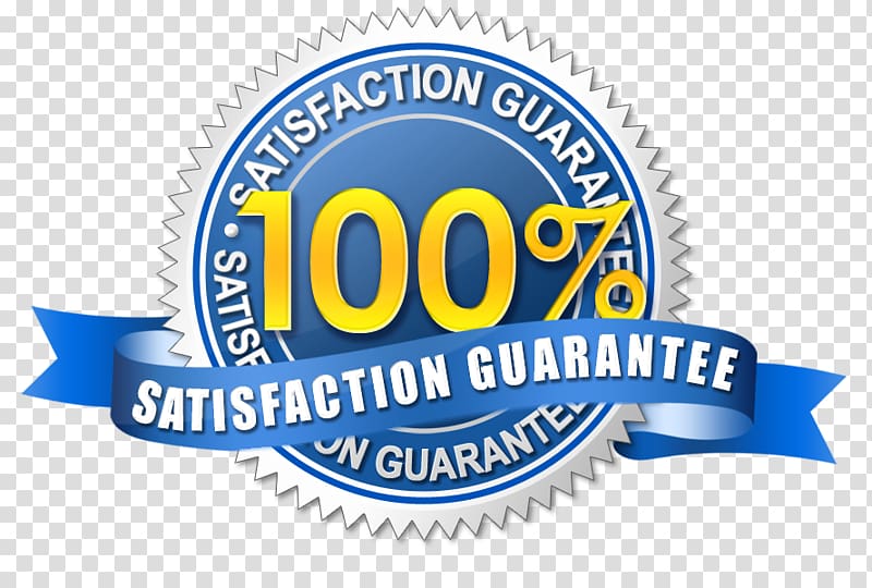 Money back guarantee Customer satisfaction Contentment.