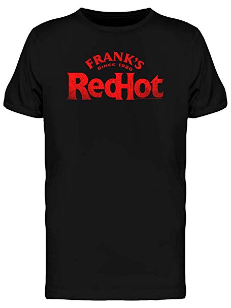 Amazon.com: Frank\'s Red Hot Sauce Logo Men\'s T.