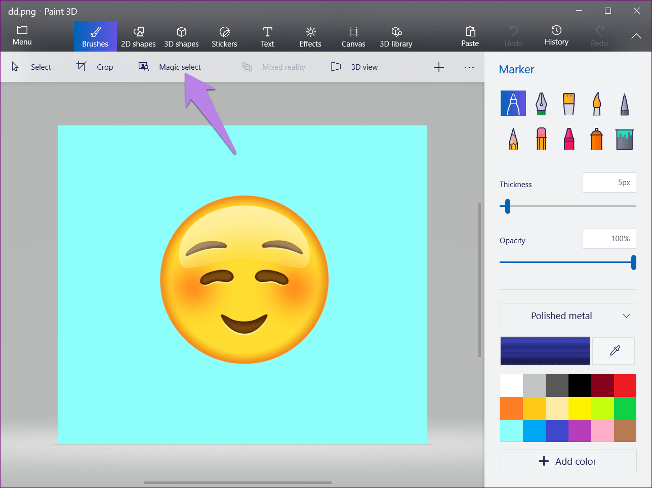 How to Make Background Transparent in Paint 3D.