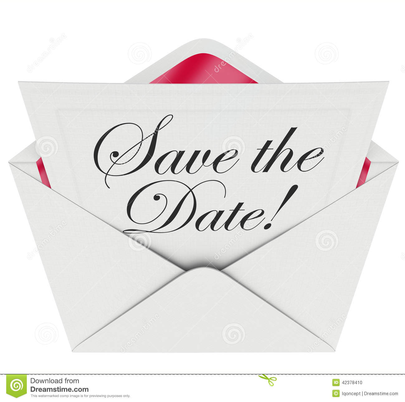 Save The Date Holiday Party Clipart.