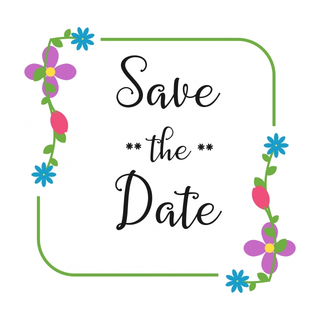 Save The Date Vector Template Design, Date, Save, Invitation.