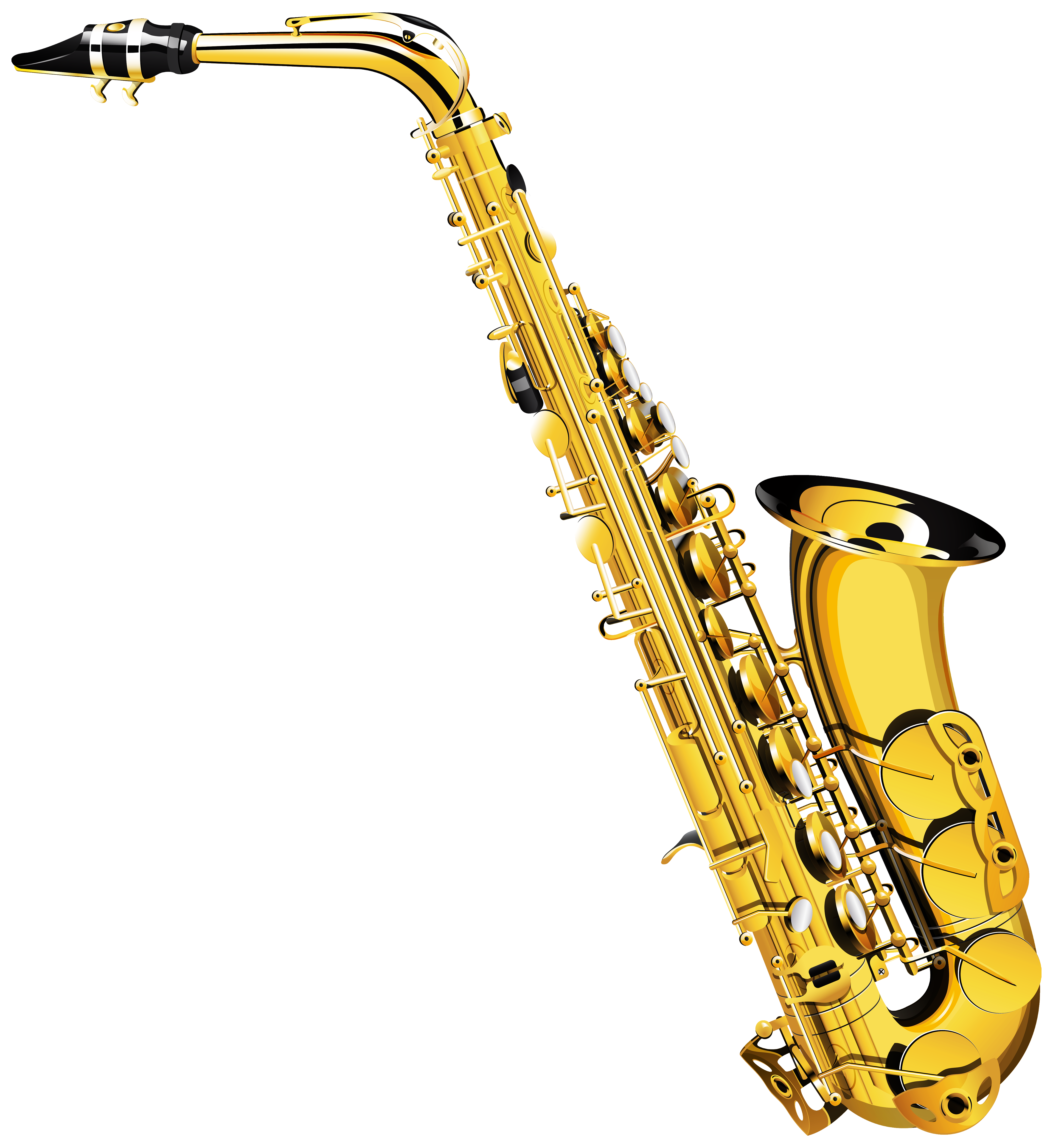 Saxophone PNG Clipart.