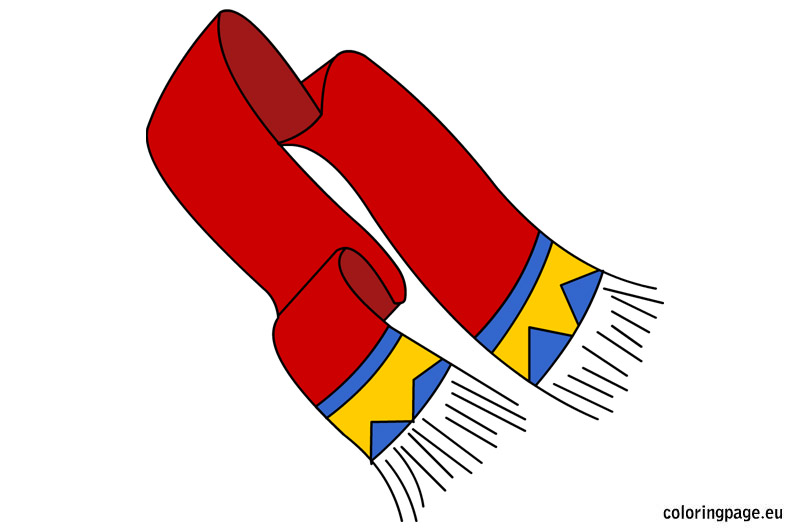 Scarf Clipart.