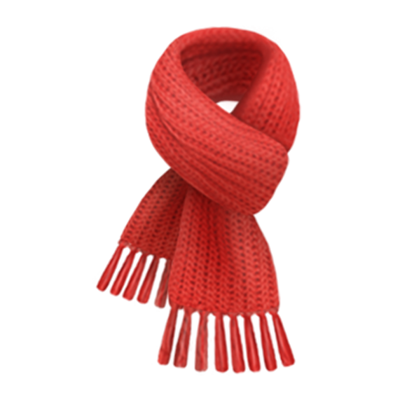 Red Scarf PNG Image.