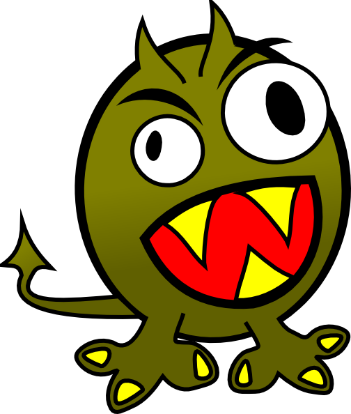 Scary monster clipart clipart images gallery for free.