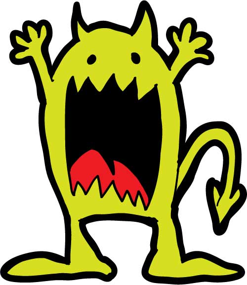 Scary monsters clipart 5 » Clipart Station.