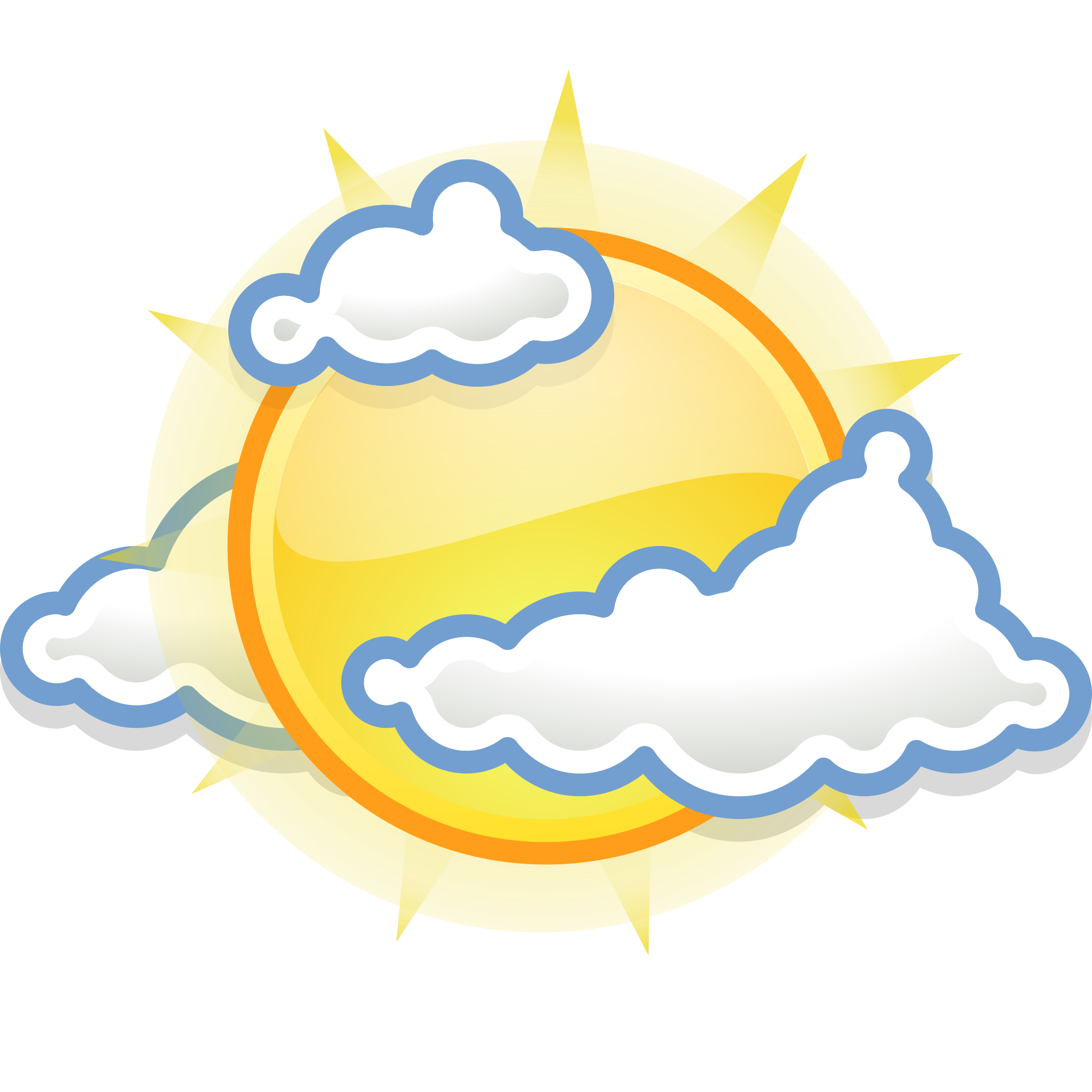 Scattering clouds clipart - Clipground