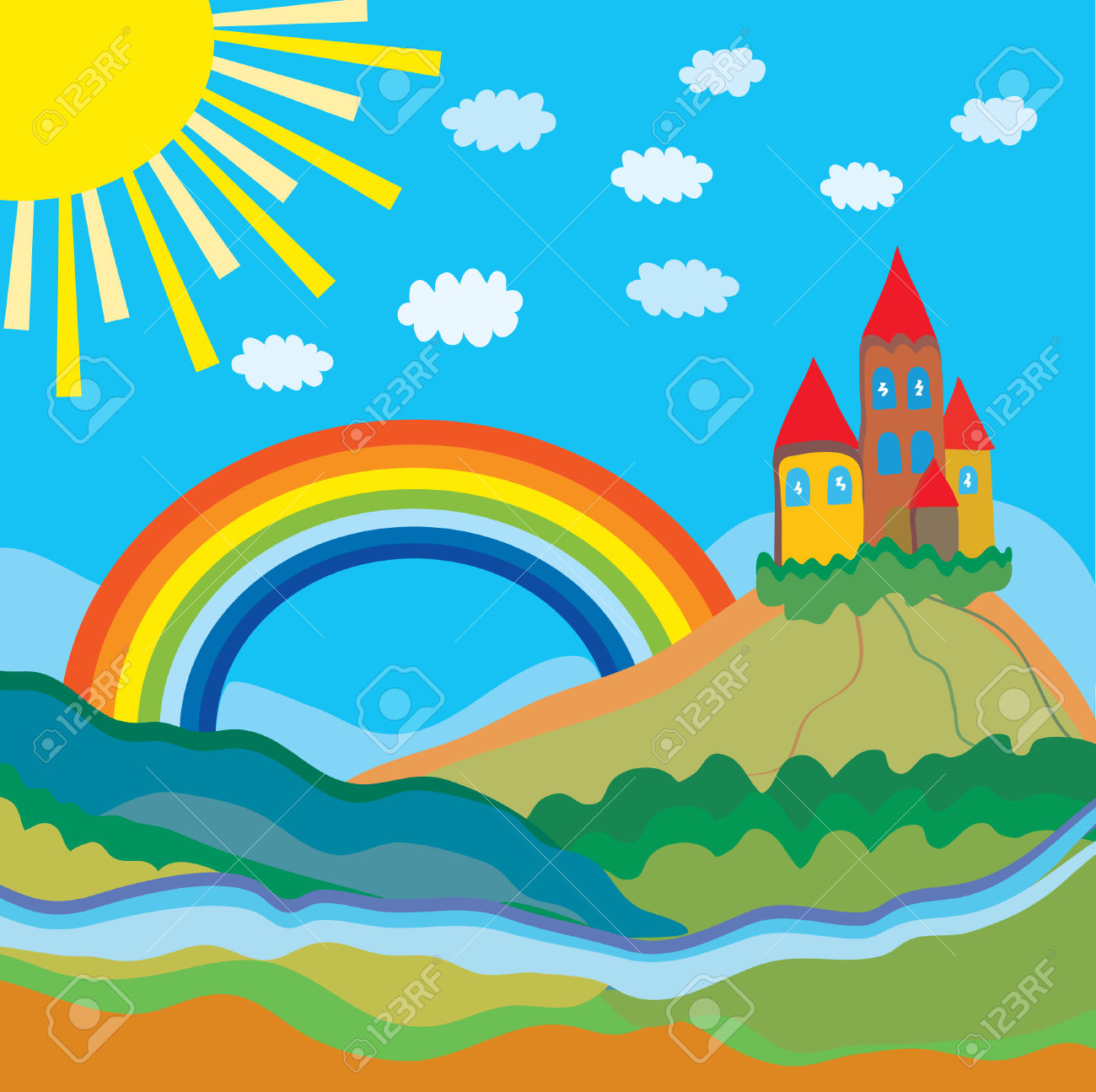 Collection of Scenery clipart.
