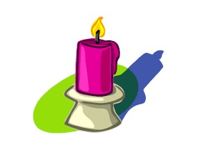 Fall Scented Candles Clip Art.