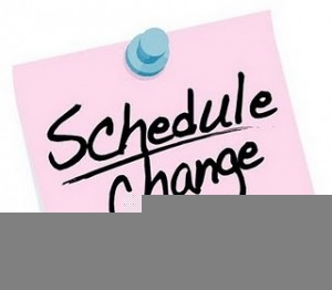 Schedule Change Clipart.