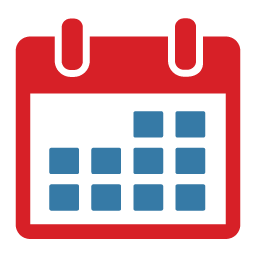 Appointment, calendar, numbers, schedule, timetable icon.