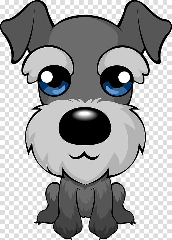 Gray dog illustration, Miniature Schnauzer Giant Schnauzer.