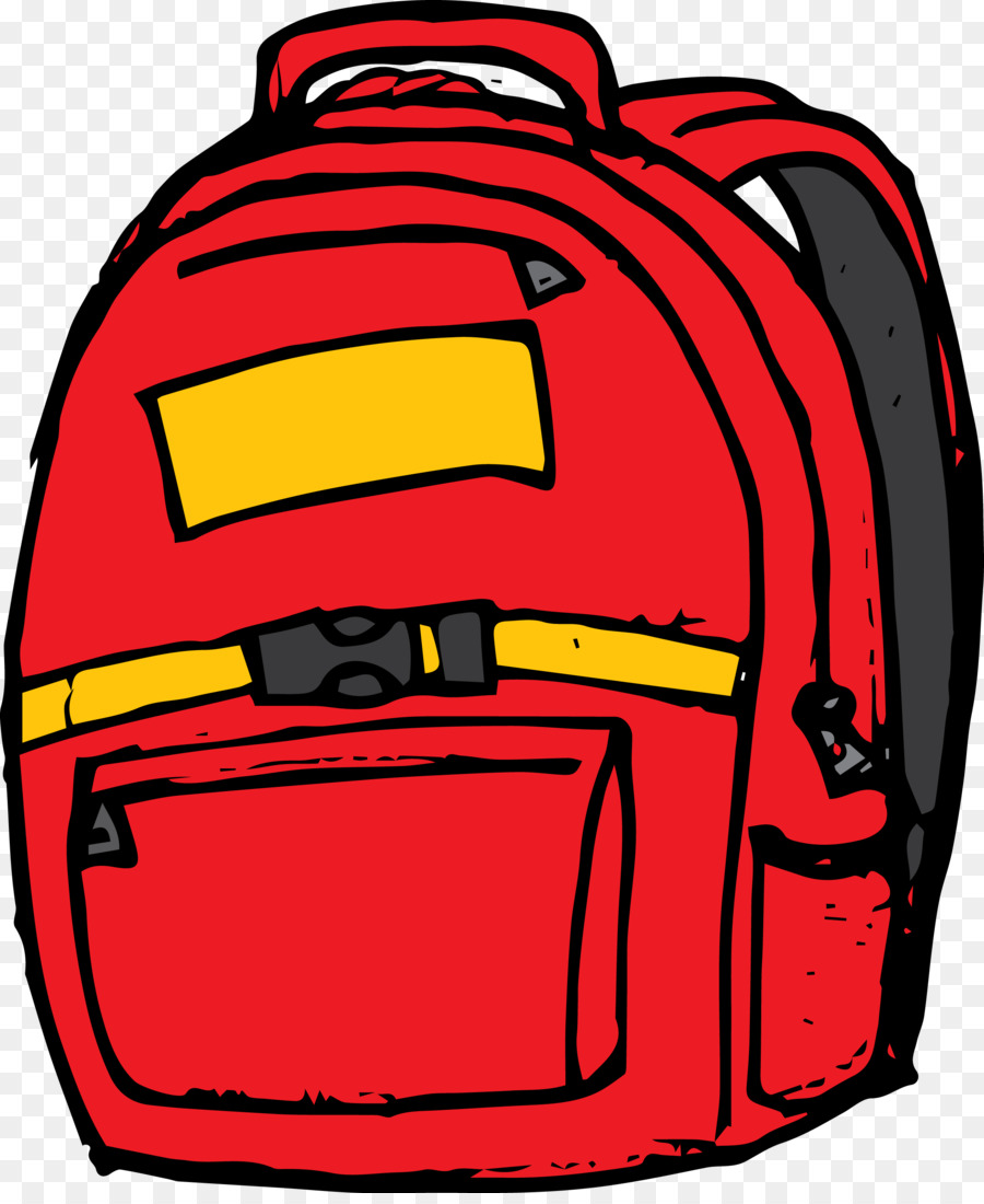 School Bag Cartoon clipart.