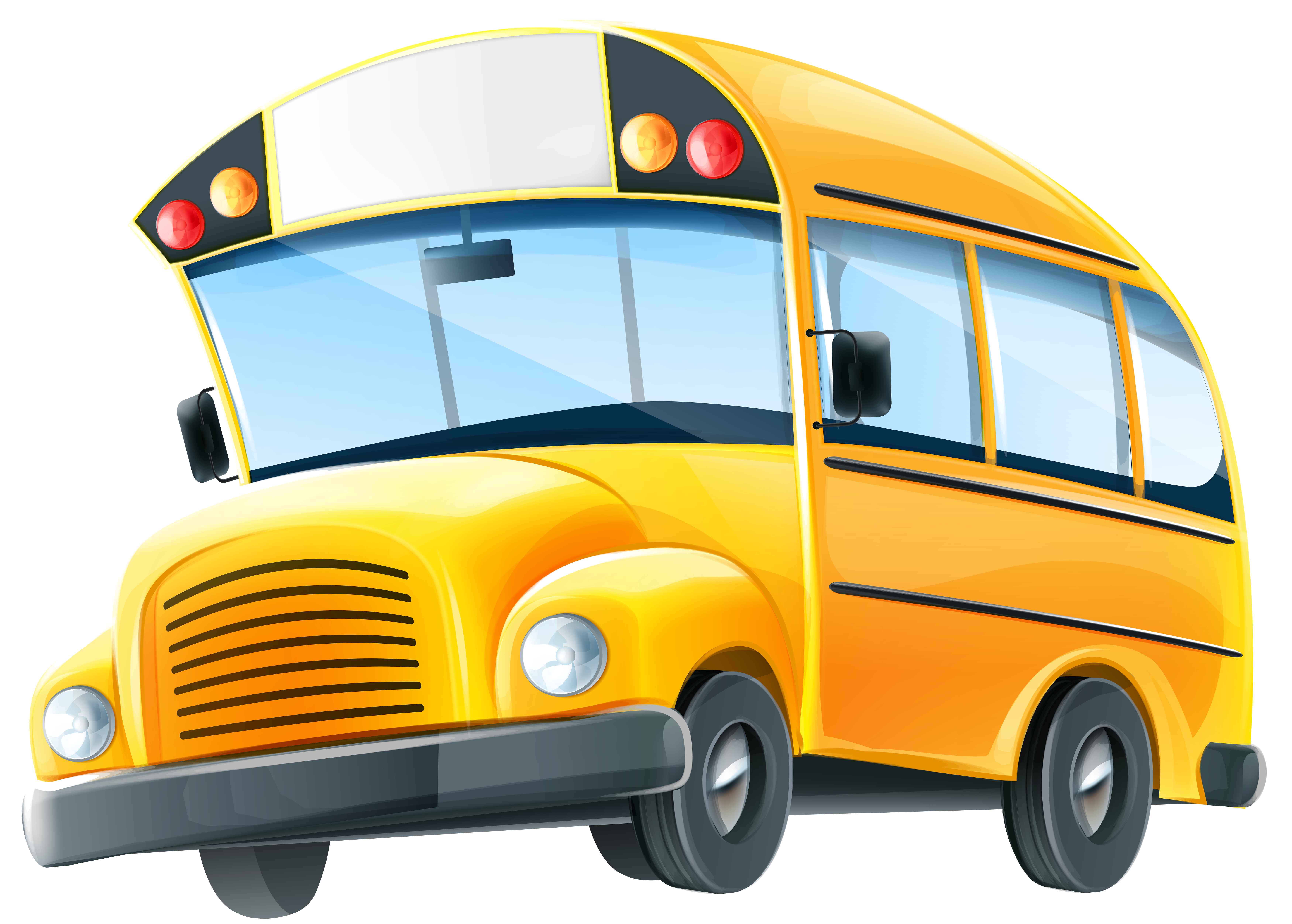 School Bus PNG Clip Art Image.