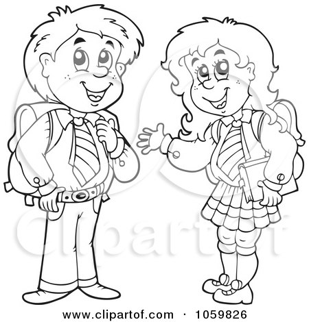 Royalty Free Stock Illustrations of School Kids by visekart Page 5.