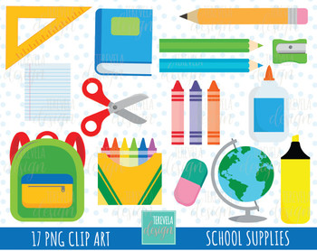 50% SALE SCHOOL clipart, school supplies clipart.