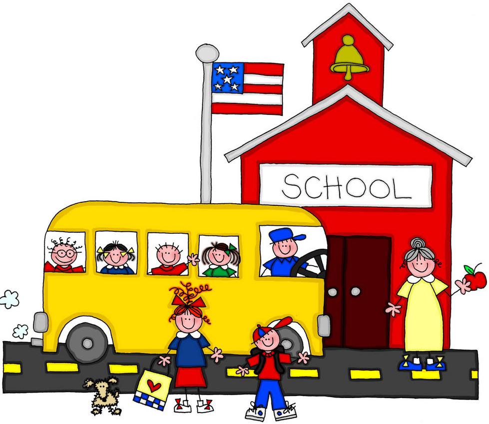 Arrive At School Clipart.