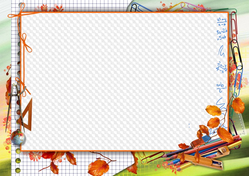 School photo frame template download.