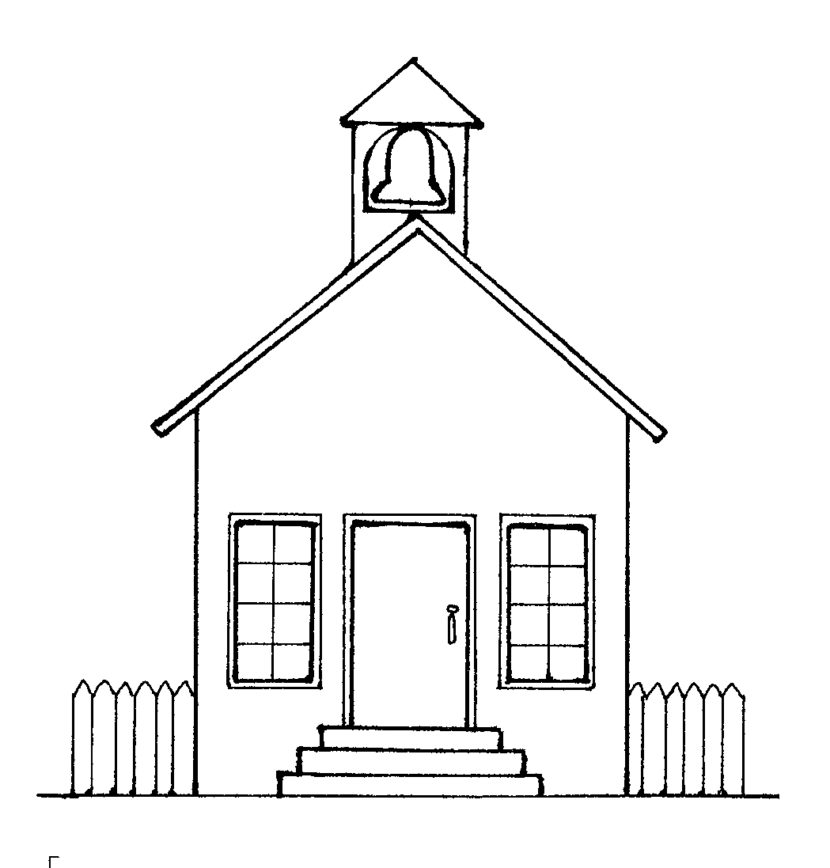 House Clipart Black and White.