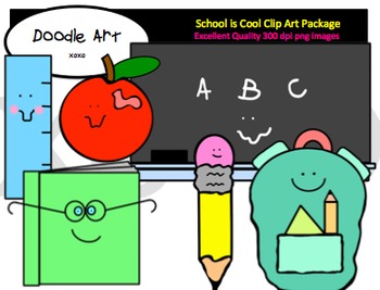 School Days are Here Clipart Pack by Clipart For Teachers.