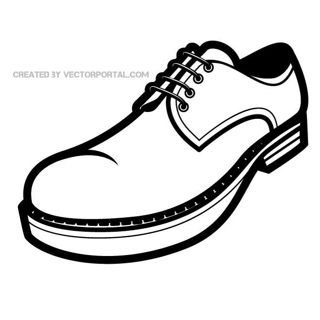 Shoe Graphics Free Vector.