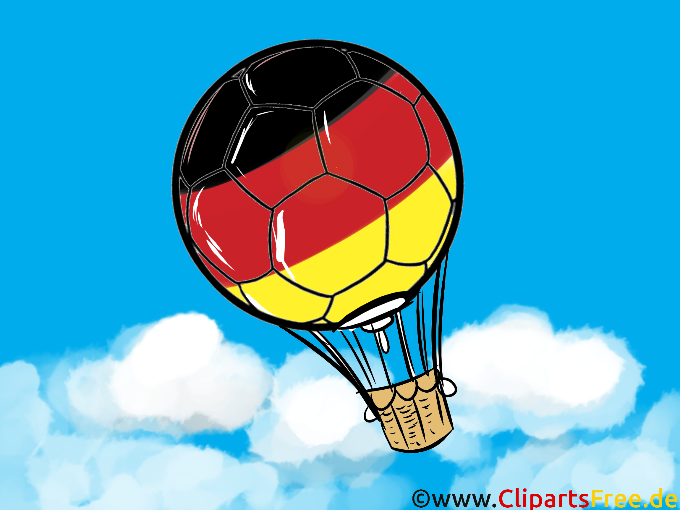 Heißluftballon Clipart.