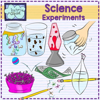 Science lab Experiments Clipart STEM.