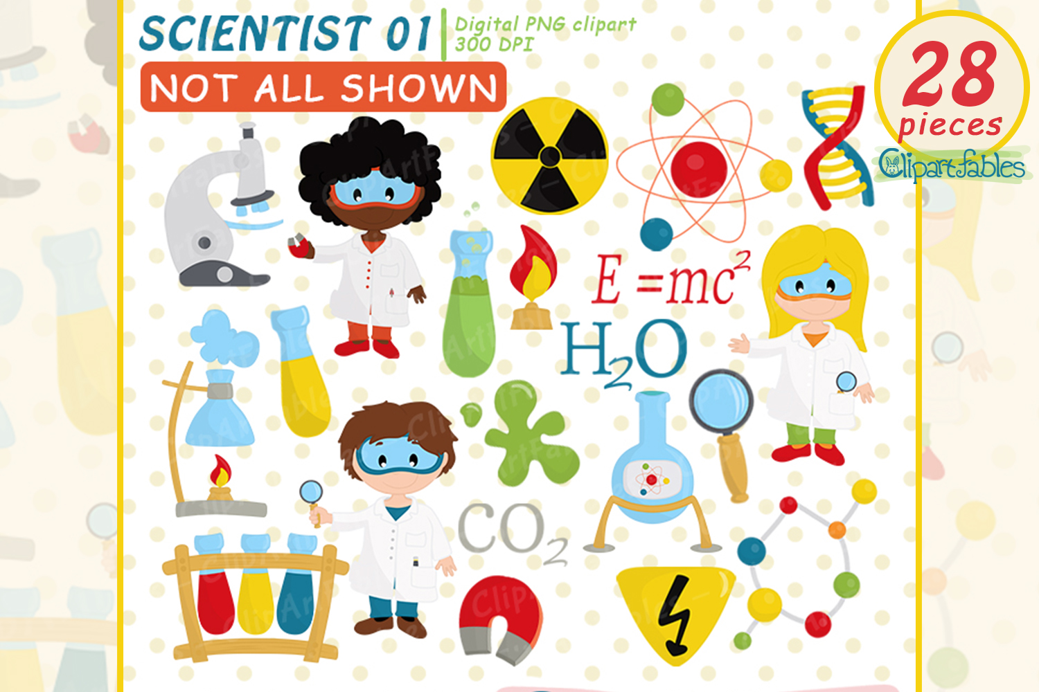 Scientist Kids clipart, Cute science Kids, Science Clip art.