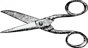 Scissors free scissor and comb clip art 2.
