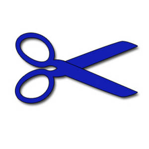 Clip art scissors dotted line clipart kid.