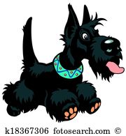 Scottish terrier Clip Art Illustrations. 187 scottish terrier.