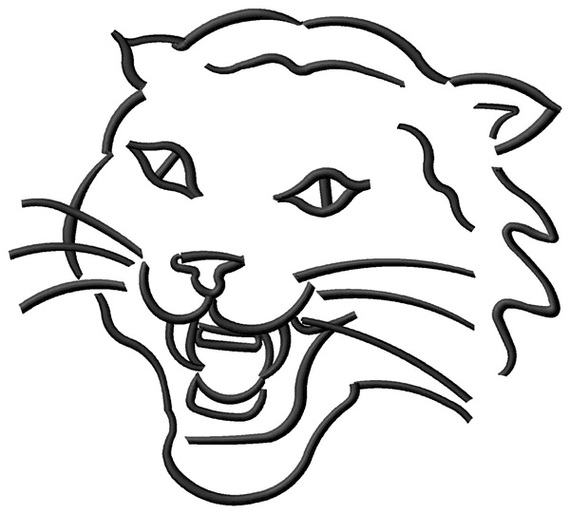 Scottish Wildcat Colouring Pages Clipart.