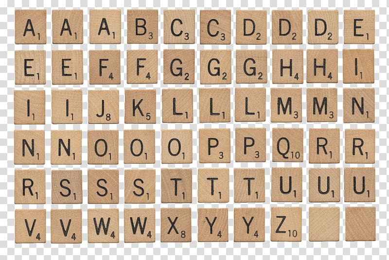 Brown scrabble pieces, Scrabble letter distributions Tile.